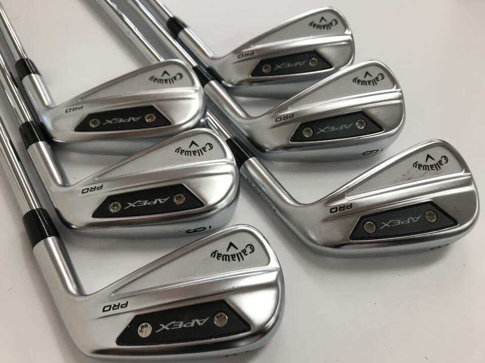 Callaway APEX PRO 2024 Iron Set 6pc (5-PW) Dynamic Gold MID 115 Flex S200 (Pre-owned)