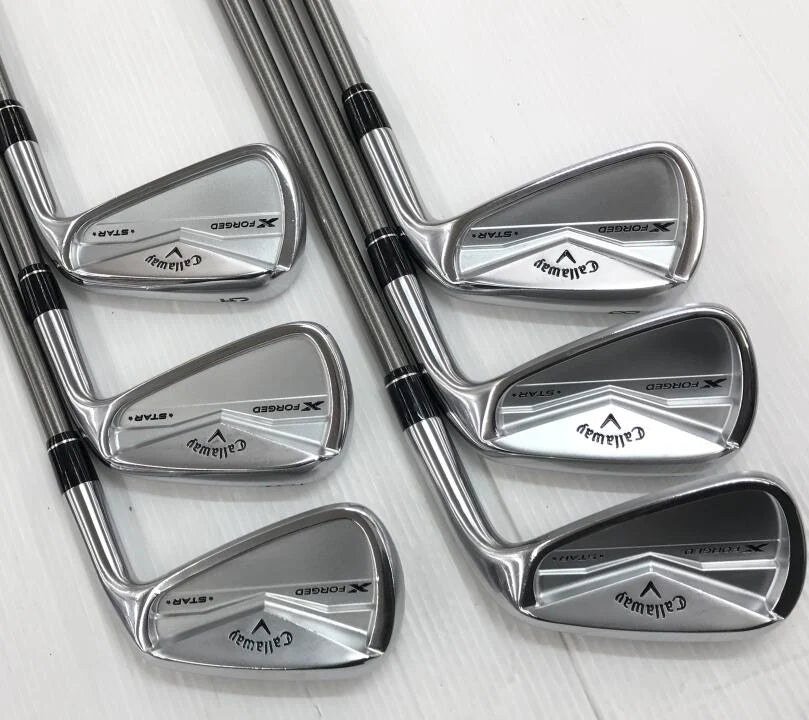 Callaway X FORGED STAR 2024 Iron Set 6pc (5-PW) Steel Fiber i110cw (Reshafted) Flex S (Pre-owned)