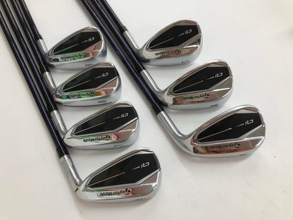 TaylorMade Qi Iron Set 7pc (6-SW) Diamana BLUE TM60 Flex S (Pre-owned)