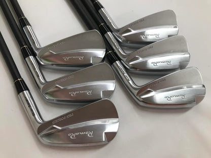RomaRo PRO FORGED STRONG MODEL 2023 Iron Set 6pc (5-PW) TRAVIL IRON 105 (Reshafted) Flex S (Pre-owned)