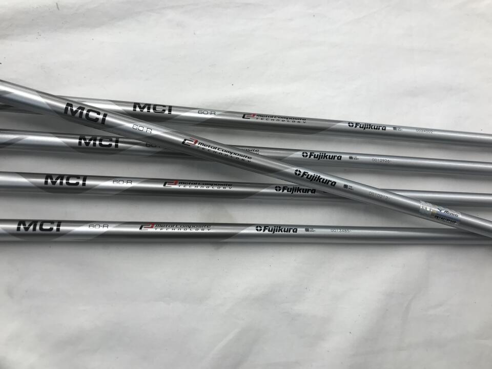 MIZUNO JPX 925 HOT METAL Iron Set 5pc (6-PW) MCI 60 (Reshafted) Flex R (Pre-owned)