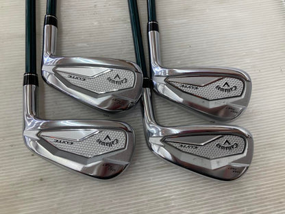 Callaway ELYTE MAX FAST Iron Set 4pc (7-PW) LIN-Q GREEN 40 for Callaway Flex R (Pre-owned)