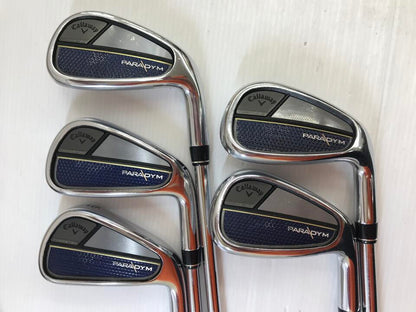 Callaway PARADYM Iron Set 5pc (6-PW) Dynamic Gold 85 (Reshafted) Flex S200 (Pre-owned)