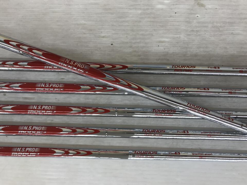BRIDGESTONE GOLF 242CB+ Iron Set 6pc (5-PW) N.S.PRO MODUS 3 TOUR 105 DUAL FLOW (Reshafted) Flex S (Pre-owned)
