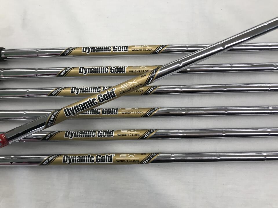 TaylorMade P7MB Iron Set 7pc (4-PW) Dynamic Gold EX TOUR ISSUE Flex S200 (Pre-owned)