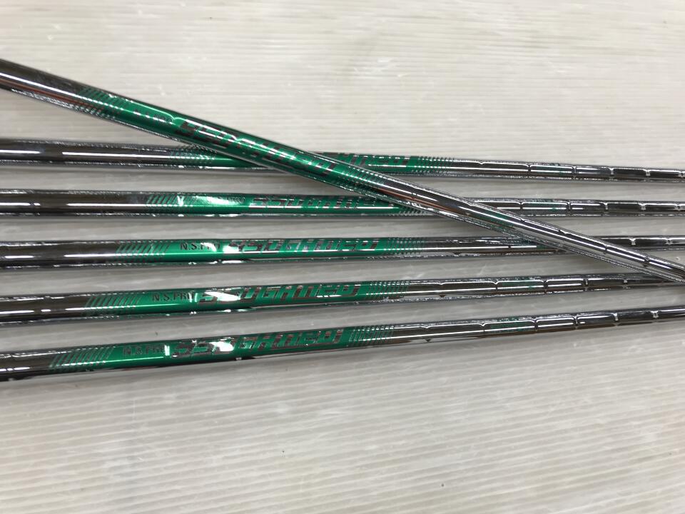 JPGOLF JP CAMBER CHROME CAMO Iron Set 6pc (5-PW) N.S.PRO 950GH neo (Reshafted) Flex S (Pre-owned)
