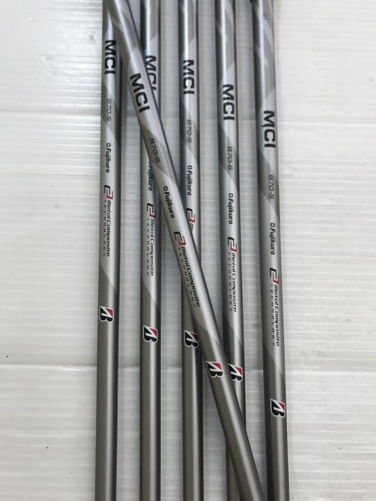 BRIDGESTONE GOLF 222CB+ Iron Set 6pc (5-PW) MCI B70 Flex S (Pre-owned)