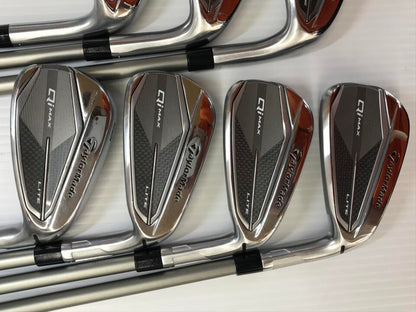 TaylorMade Qi MAX LITE Iron Set 7pc (5-AW) AIR SPEEDER TM 2025 Flex SR (Pre-owned)