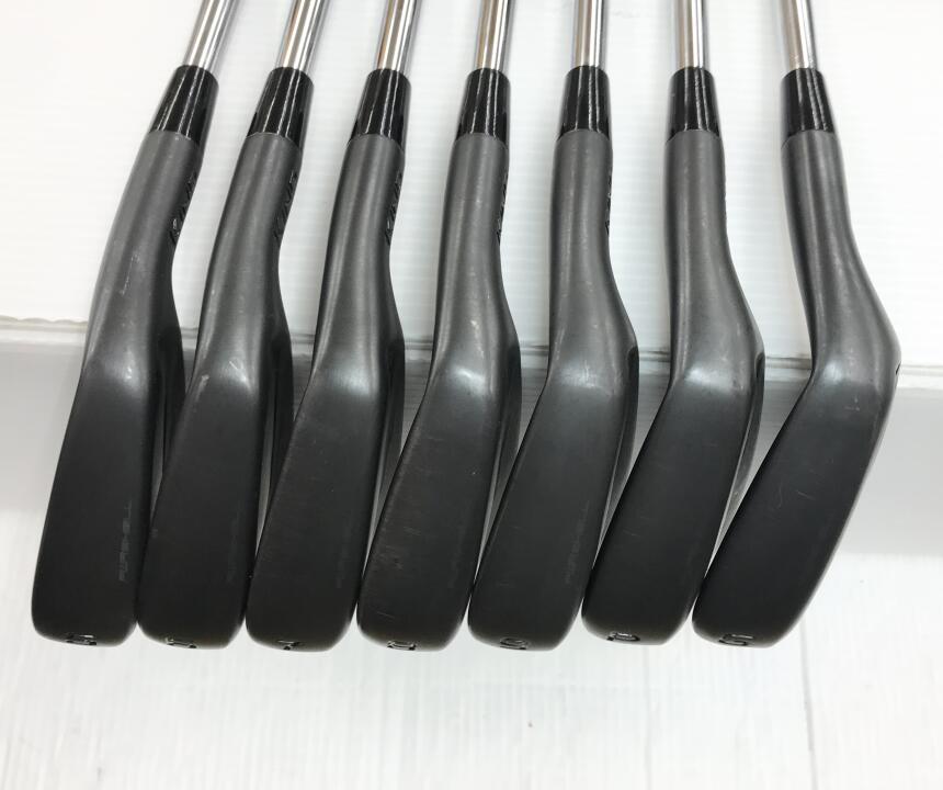 Cobra KING FORGED TEC BLACK 2023 Iron Set 7pc (5-AW) Dynamic Gold 105 Flex S (Pre-owned)