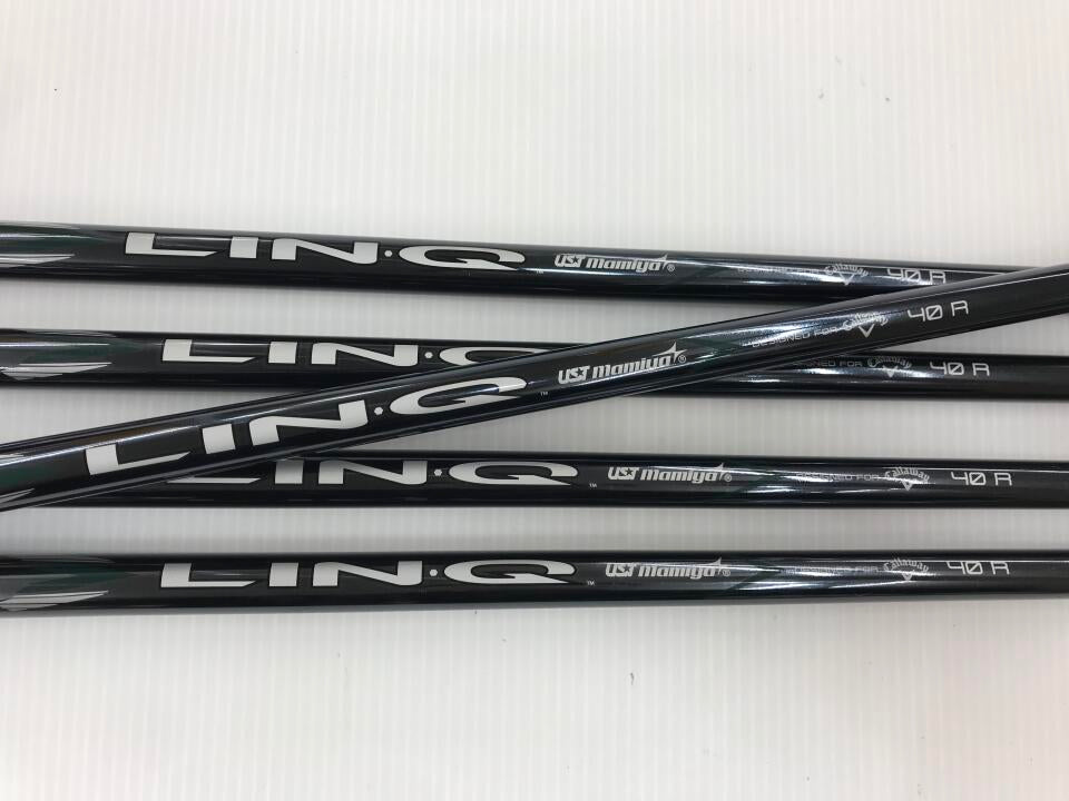 Callaway ELYTE MAX FAST Iron Set 5pc (6-PW) LIN-Q GREEN 40 for Callaway Flex R (Pre-owned)