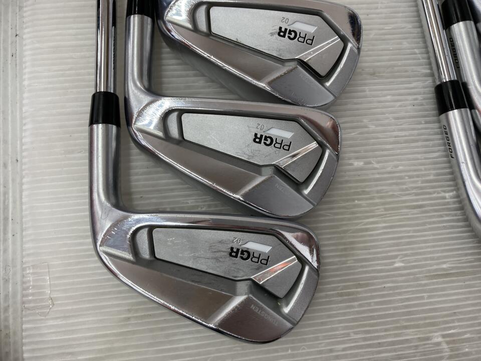 PRGR 02 2023 Iron Set 6pc (5-PW) Dynamic Gold95 (Reshafted) Flex S200 (Pre-owned)