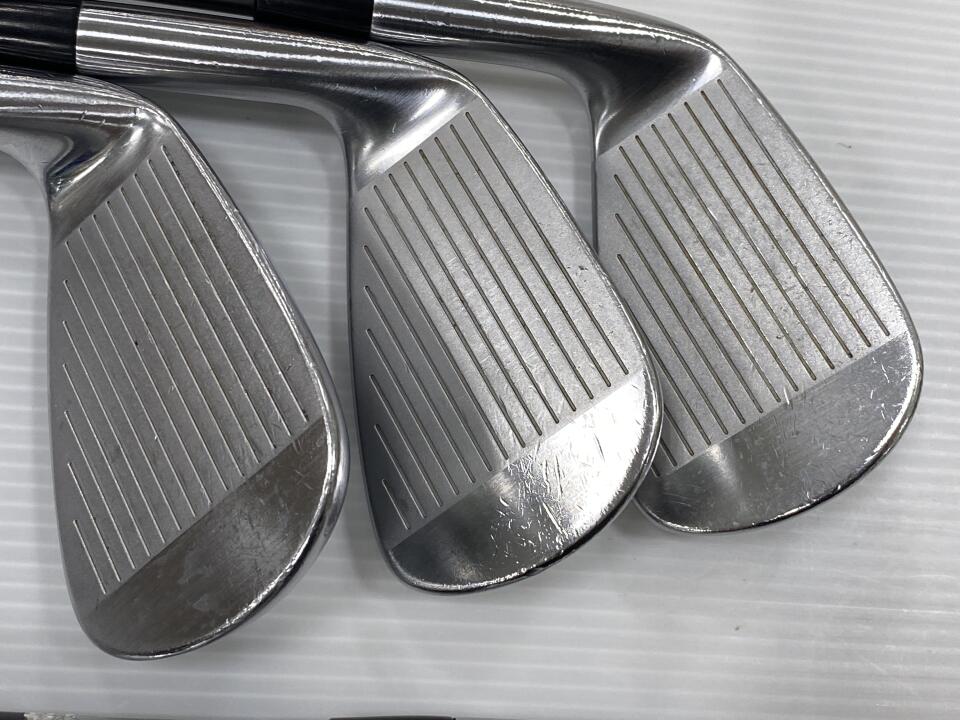 BRIDGESTONE GOLF 222CB+ Iron Set 6pc (5-PW) TENSEI BS BLACK 80i (Reshafted) Flex S (Pre-owned)