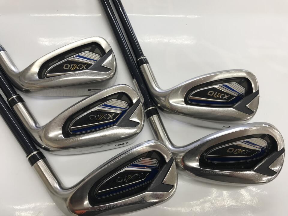 XXIO 12 Iron Set 5pc (7-AW) MP1200 Navy Flex R (Pre-owned)