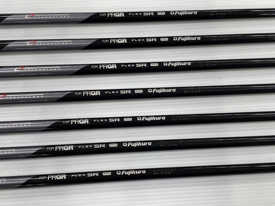 PRGR 04 Iron Set 7pc (5-AW) MCI for PRGR (04 IRON) Flex SR (Pre-owned)