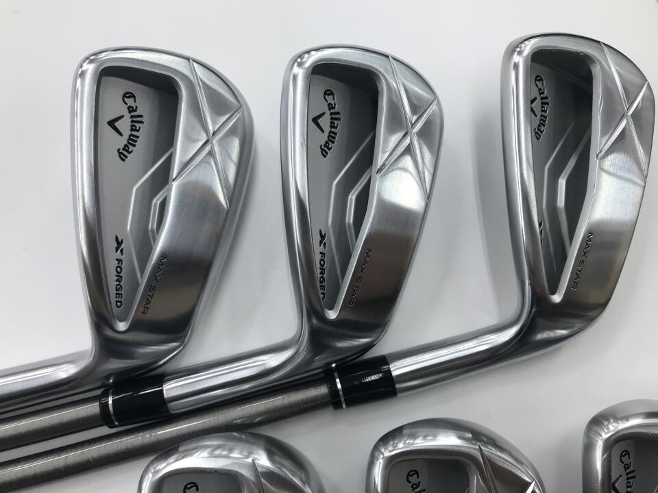Callaway X FORGED MAX STAR Iron Set 6pc (5-PW) SteelFiber i95 cw (Reshafted) Flex R (Pre-owned)
