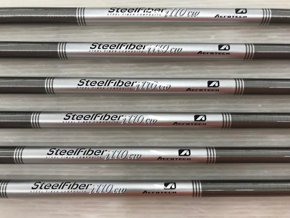 PRGR 02 2023 Iron Set 6pc (5-PW) SteelFiber i110cw (Reshafted) Flex S (Pre-owned)