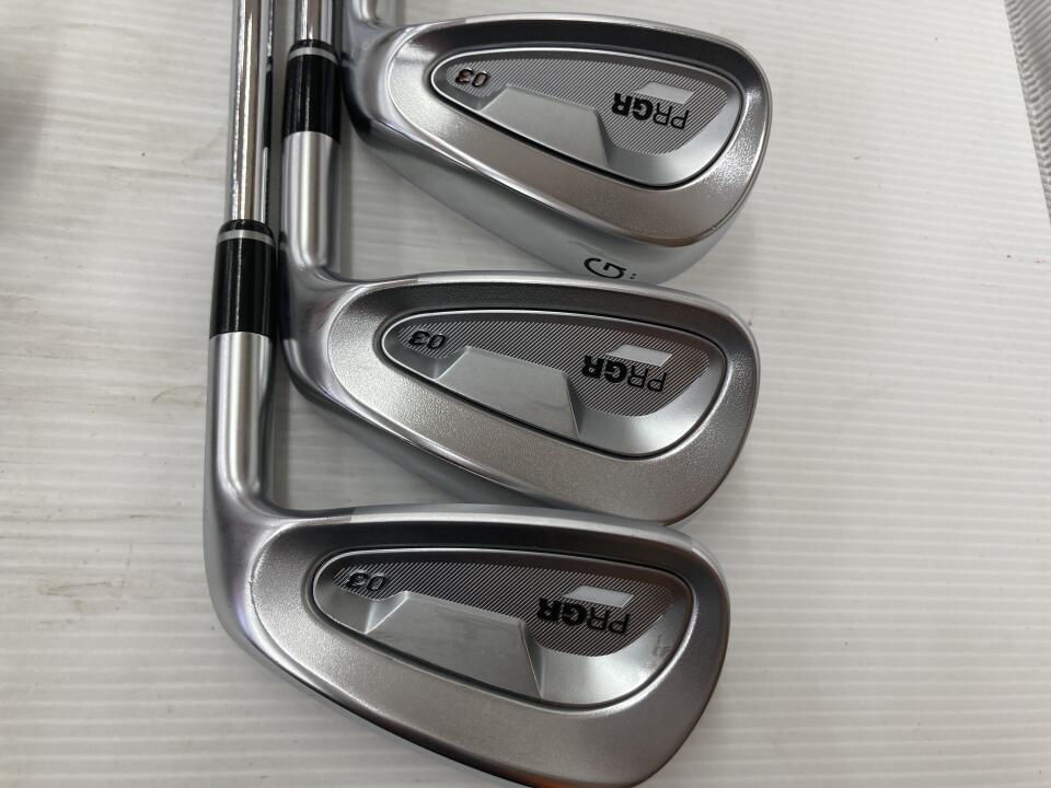 PRGR 03 2025 Iron Set 6pc (7-GW) Spec Steel 3 Ver.2 Flex S (Pre-owned)