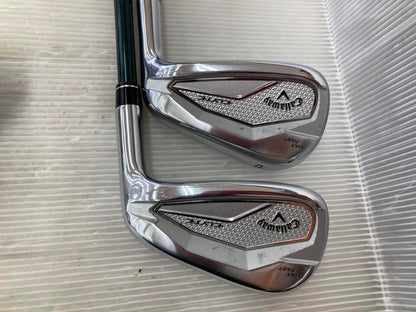 Callaway ELYTE MAX FAST Iron Set 4pc (7-PW) LIN-Q GREEN 40 for Callaway Flex R (Pre-owned)