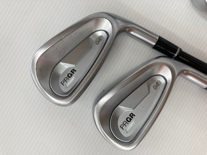 PRGR 04 Iron Set 5pc (7-AW) MCI for PRGR (04 IRON) Flex SR (Pre-owned)