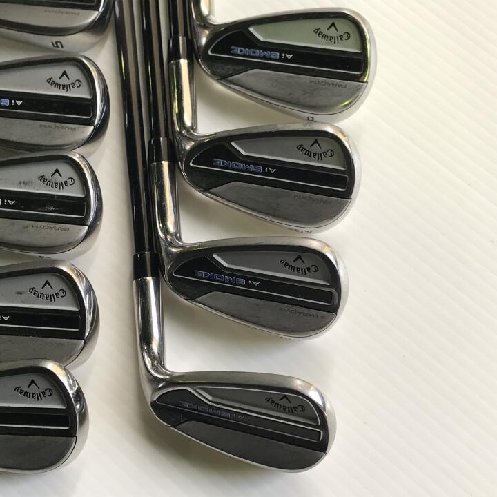 Callaway PARADYM Ai Iron Set 9pc (5-SW) TENSEI 50 for Callaway(Ai SMOKE) Flex R (Pre-owned)