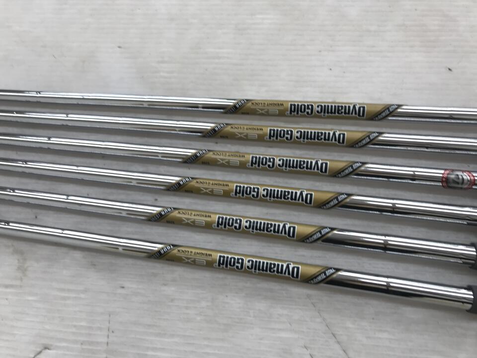 TaylorMade P7MC 2023 Iron Set 6pc (5-PW) Dynamic Gold EX TOUR ISSUE Flex S200 (Pre-owned)