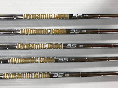 SRIXON ZXi COMBO Iron Set 5pc (7-AW) Dynamic Gold95 (Reshafted) Flex R300 (Pre-owned)