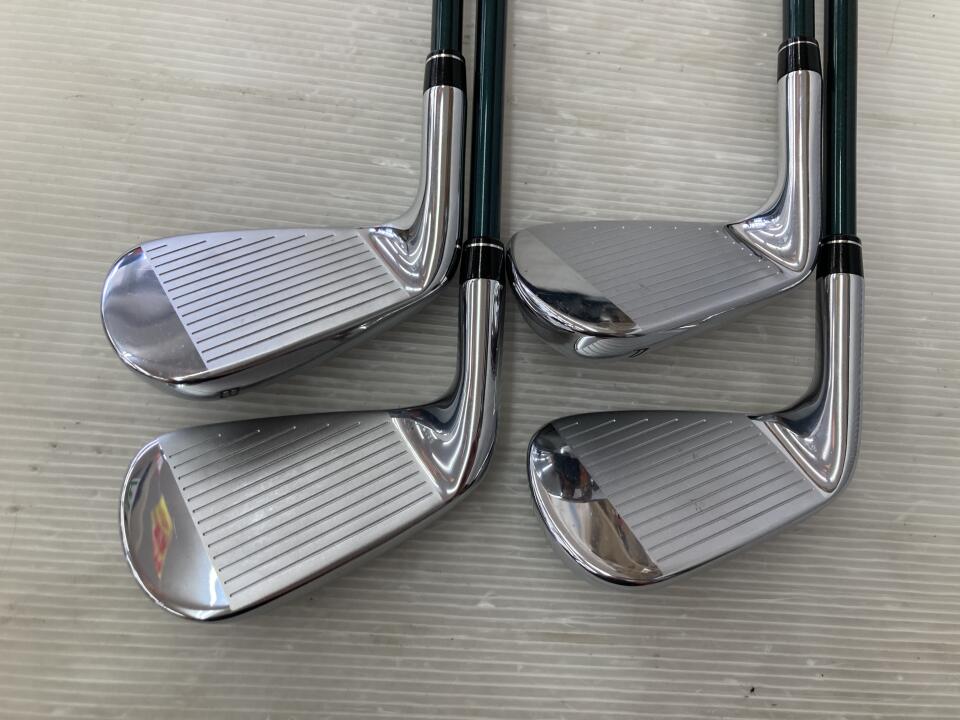 Callaway ELYTE MAX FAST Iron Set 4pc (7-PW) LIN-Q GREEN 40 for Callaway Flex R (Pre-owned)