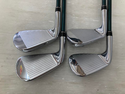 Callaway ELYTE MAX FAST Iron Set 4pc (7-PW) LIN-Q GREEN 40 for Callaway Flex R (Pre-owned)