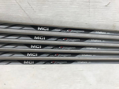 BRIDGESTONE GOLF 221CB Iron Set 5pc (6-PW) MCI BLACK 100 (Reshafted) Flex S (Pre-owned)