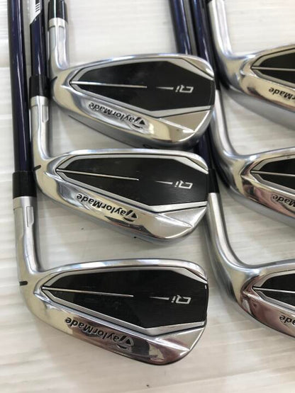 TaylorMade Qi Iron Set 6pc (6-AW) Diamana BLUE TM60 Flex S (Pre-owned)