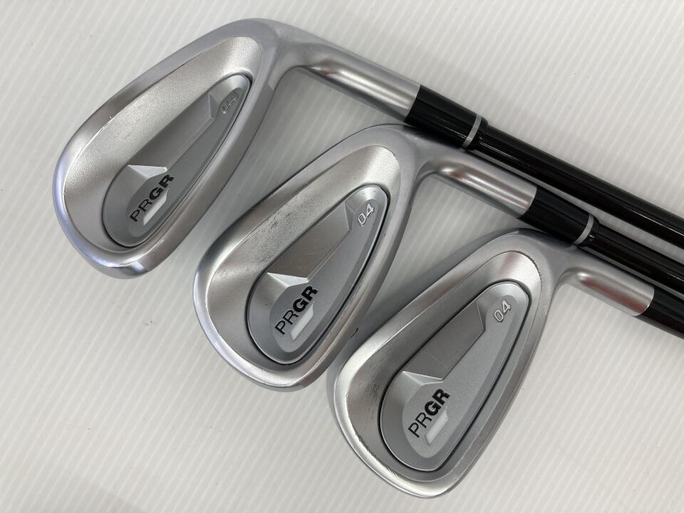 PRGR 04 Iron Set 5pc (7-AW) MCI for PRGR (04 IRON) Flex SR (Pre-owned)