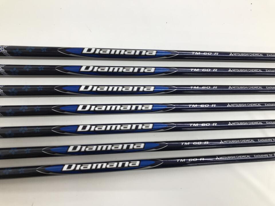 TaylorMade Qi Iron Set 7pc (6-SW) Diamana BLUE TM60 Flex R (Pre-owned)
