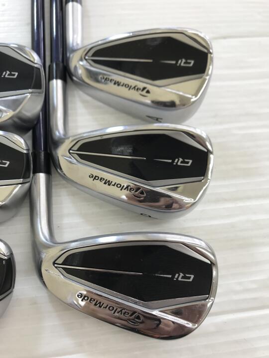 TaylorMade Qi Iron Set 6pc (6-AW) Diamana BLUE TM60 Flex S (Pre-owned)